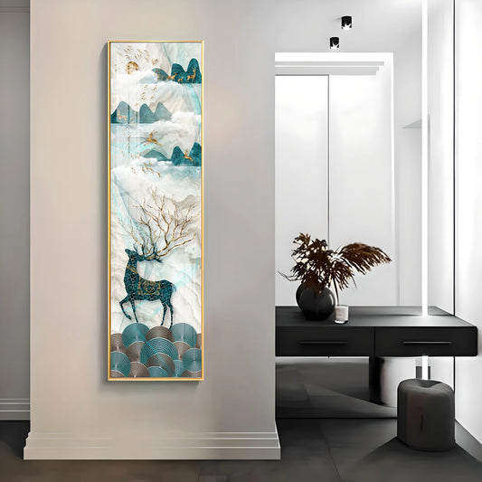 The Lucky Deer Premium Acrylic Vertical Wall Art