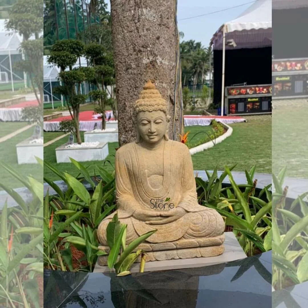 Buddha Antique Statue 2.5ft
