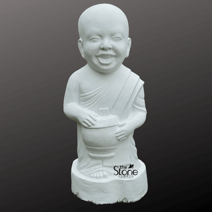 Laughing Buddha Baby Monk Statue 1.5ft