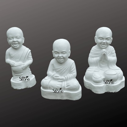 Laughing Buddha Baby Monk Statue 1.5ft