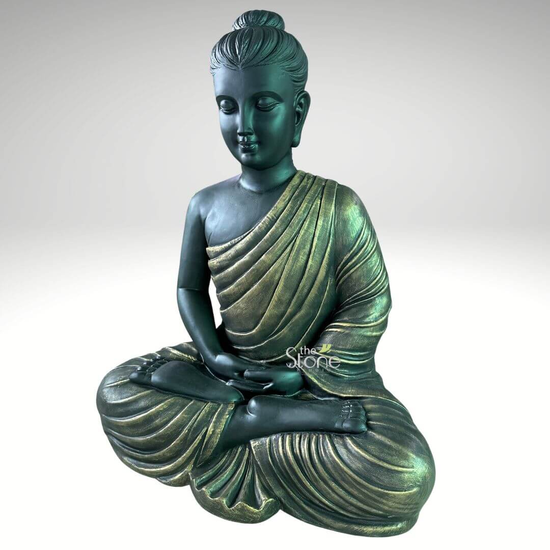 Black Resin Buddha Statue 3ft