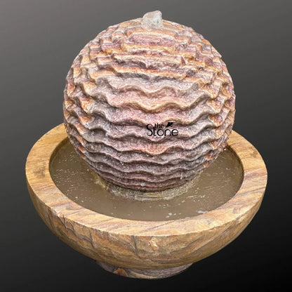 Stone Ball Water Fountain 20″