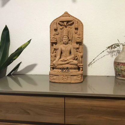Bhumisparsha mudra of Buddha 3′
