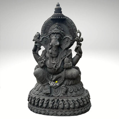 Large Stone Ganesh Garden Statue 6ft