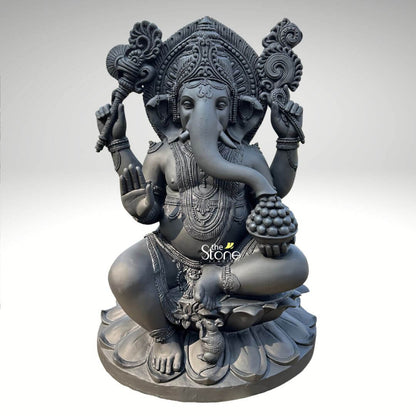 Fiber Ganesha Statue 3.5ft