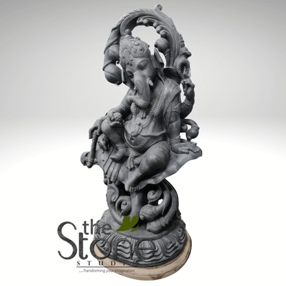 Black Ganesha 2.5ft