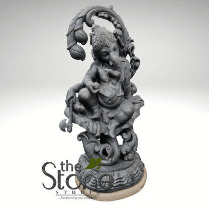 Black Ganesha 2.5ft