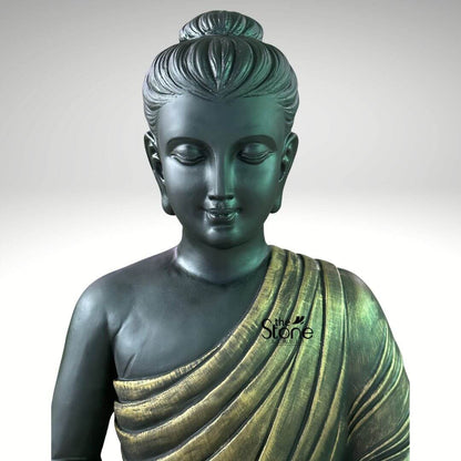 Black Resin Buddha Statue 3ft