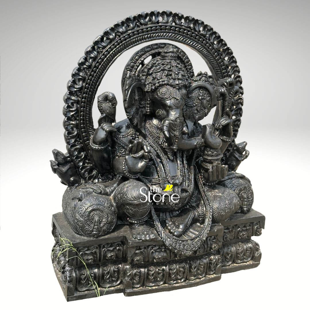 36” Large Sitting Lord Ganapati Statue