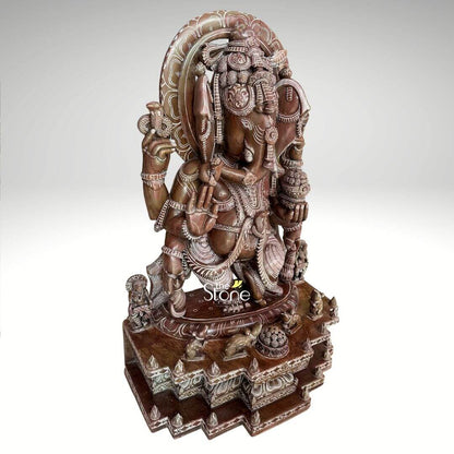 Standing Ganesha Unique Stone Statue 2ft
