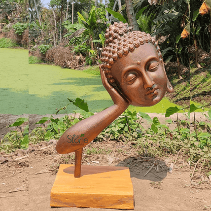 Buddha Head Decor 2.5′