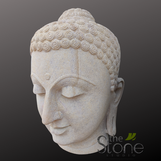 Buddha Head Statue 3′
