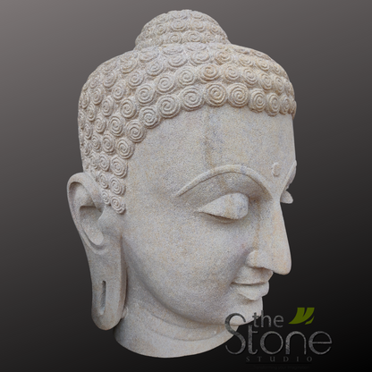 Buddha Head Statue 3′