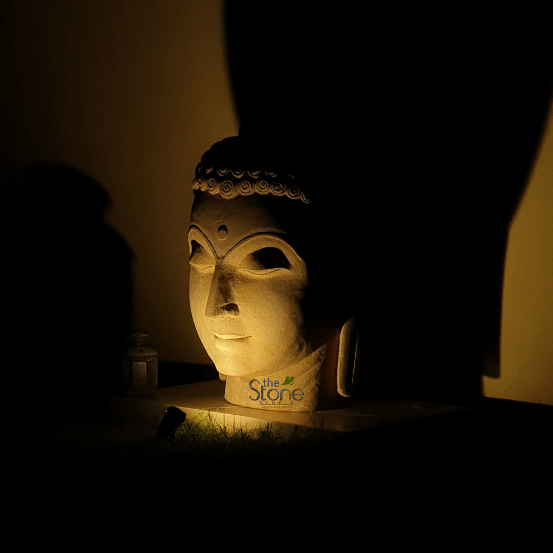 Buddha Head 3′