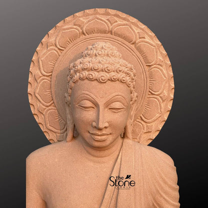 Stone Buddha Garden Statue 3.5ft
