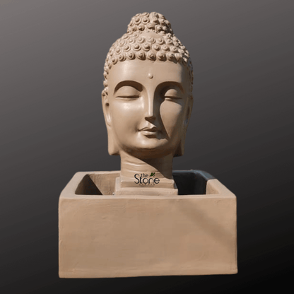 Buddha Head Water Fountain 2.5ft