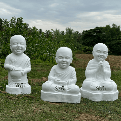 Laughing Buddha Baby Monk Statue 1.5ft