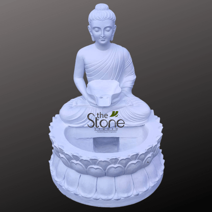 Buddha Statue With Fountain 3ft