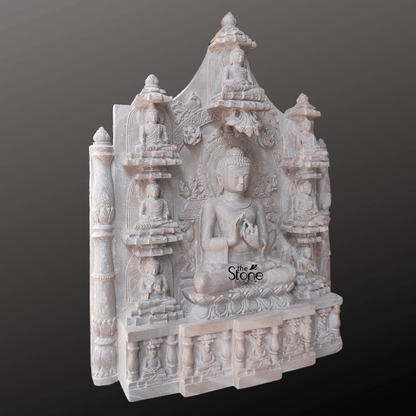 Buddha Stone Mural 18″