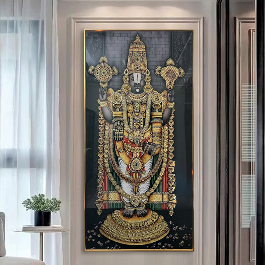 YF Balaji Eternal Splendor Crystal Glass Painting