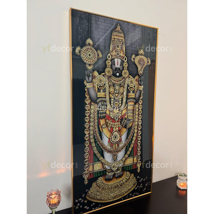 YF Balaji Eternal Splendor Crystal Glass Painting