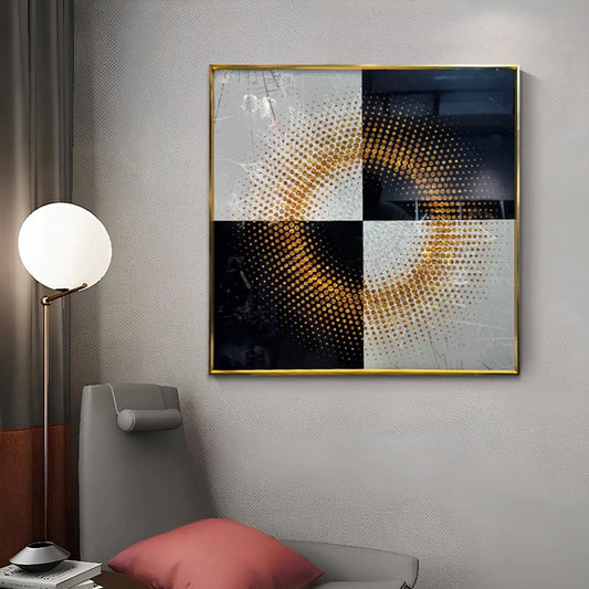YF Modern Star Light Crystal Porcelain Painting