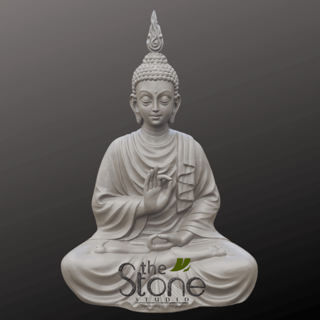 Clay Buddha Statue (Fibre) 36″