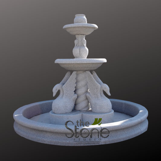 Marble Fountain Sculpture 6ft