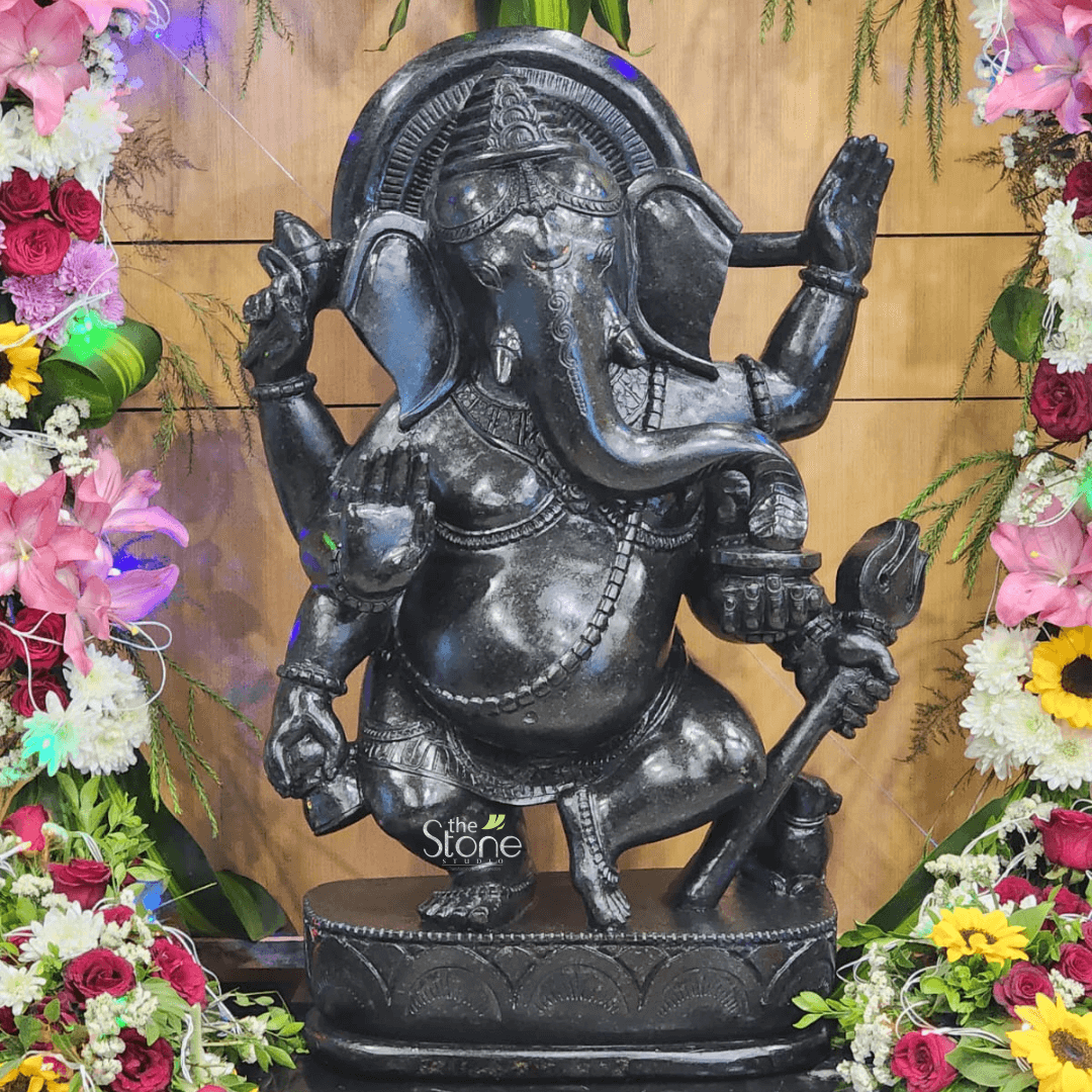 Dancing Ganesha Statue 3ft