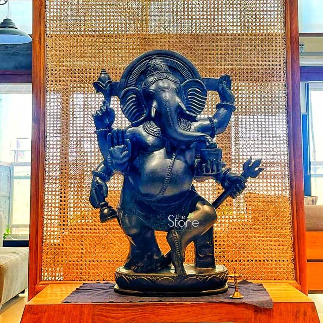 Dancing Ganesha Statue 3ft