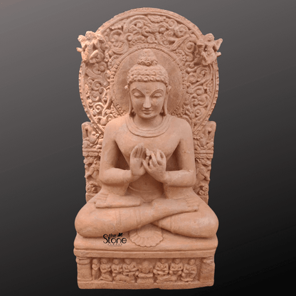 Dharmachakra Buddha Statue For Garden 3ft