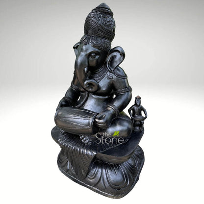 Dholak Ganesha Statue 5ft