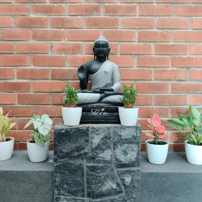 Dual Tone Buddha Statue 3ft