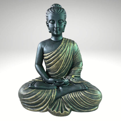Black Resin Buddha Statue 3ft