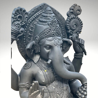 Fiber Ganesha Statue 3.5ft