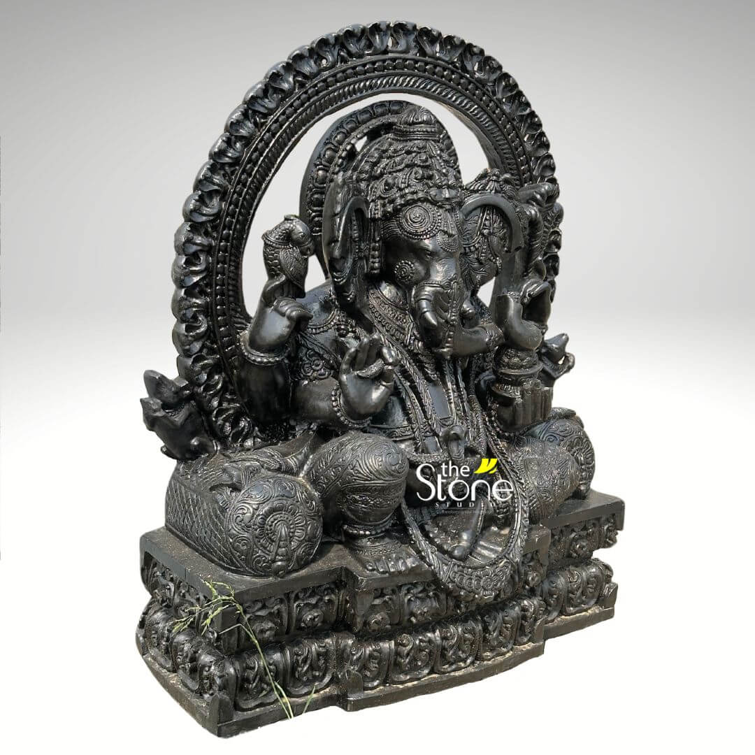36” Large Sitting Lord Ganapati Statue