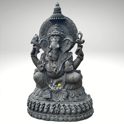 Large Stone Ganesh Garden Statue 6ft