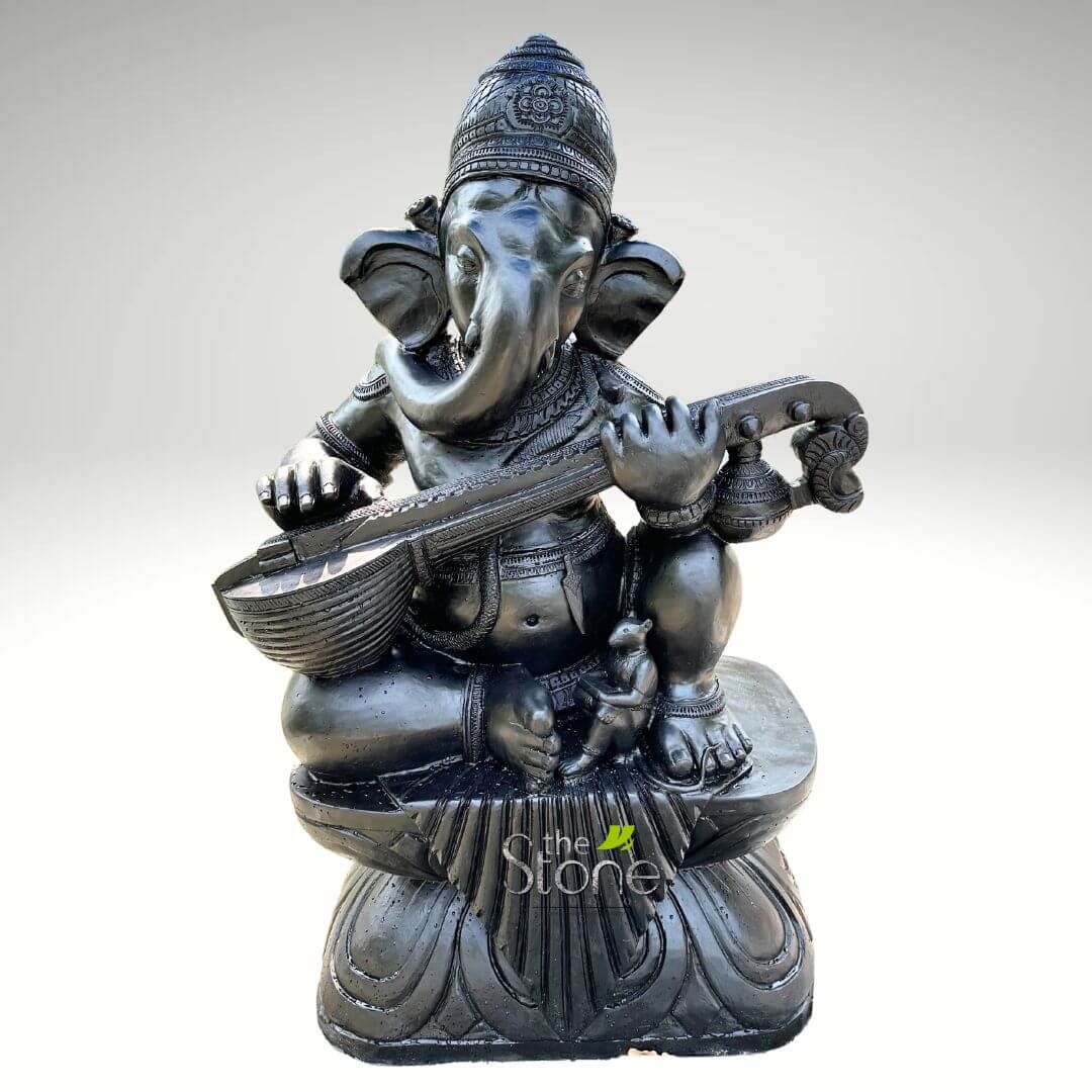 Ganesha Playing Sitar Statue 5ft