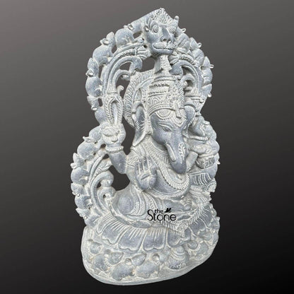 Lord Ganesha Granite Sculpture 2ft