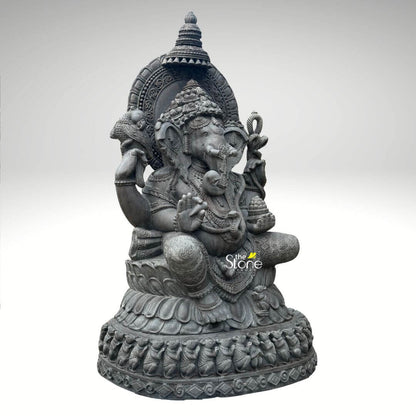 Large Stone Ganesh Garden Statue 6ft