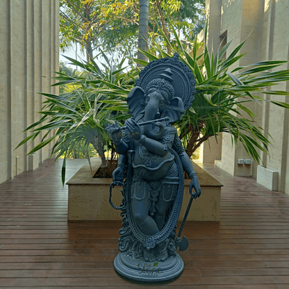 Flute Ganesha Statue 5ft