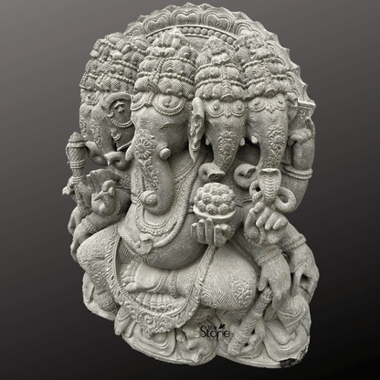 Five-headed Ganesha Statue 32″