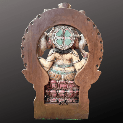 Tri-Mukha Ganesha Statue 3ft