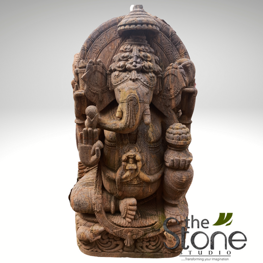 Ganapati Murti In Sandstone 5ft
