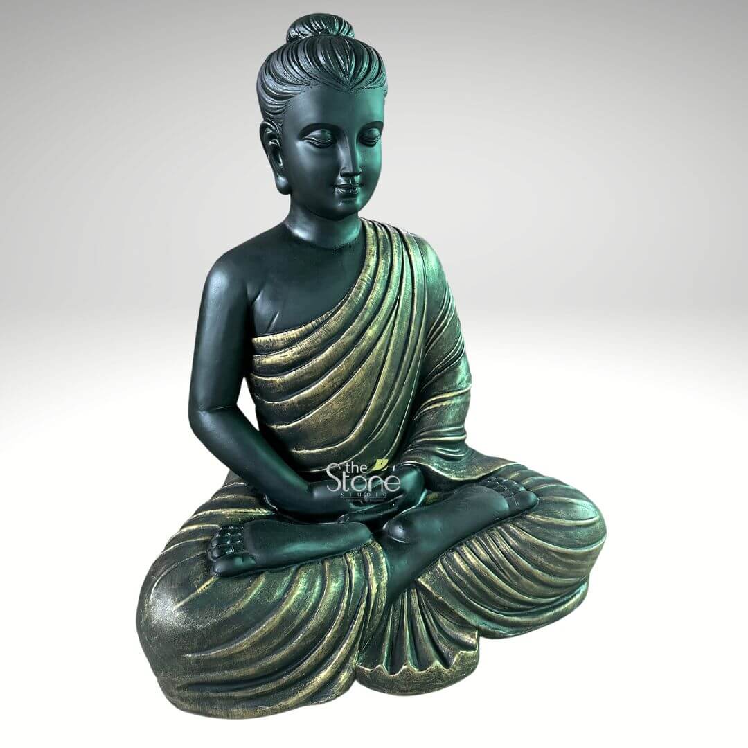 Black Resin Buddha Statue 3ft