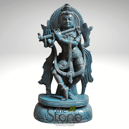 Krishna Statue Blue 15″