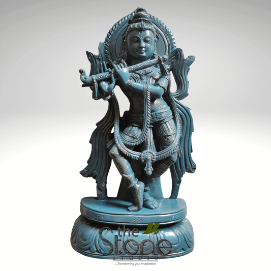 Krishna Statue Blue 15″