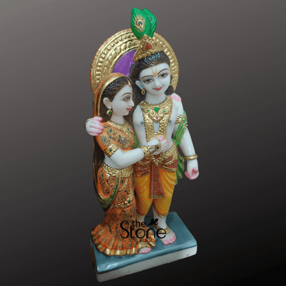 Marble Radha Krishna 18″