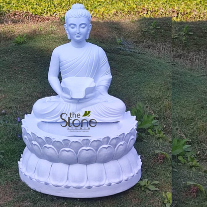 Buddha Statue With Fountain 3ft