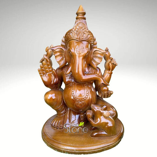 Lord Ganesha Wooden Statue 2ft